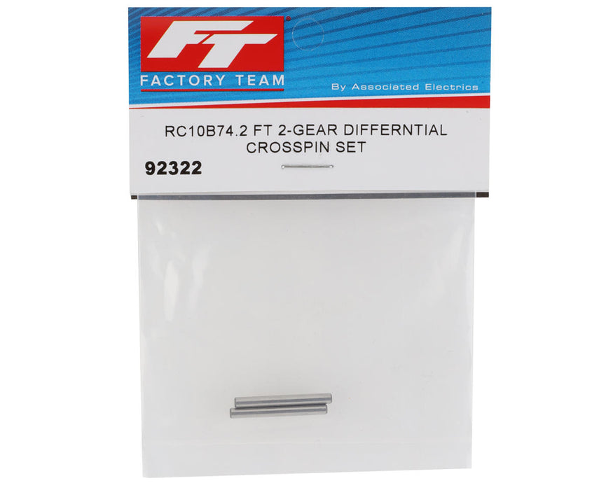 Team Associated RC10B74.2 FT 2-Gear Differential Cross Pins (2)