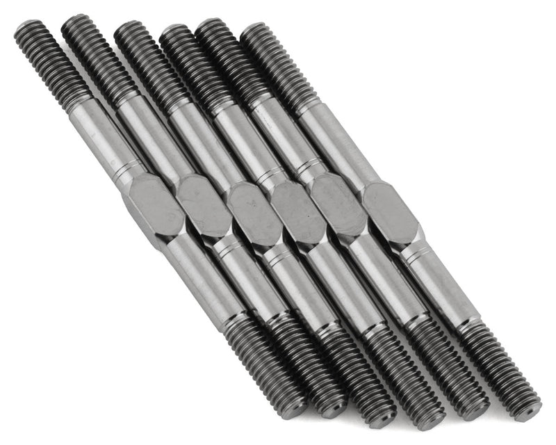 Team Associated Factory Team RC10B6.4/B6.4D 3.5mm Titanium Turnbuckle Set (6) 92360