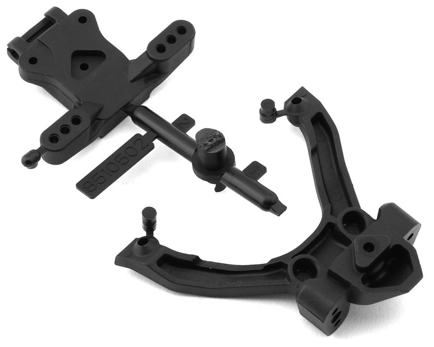 92403 Team Associated RC10B7 B7 Top Plate & Ballstud Mount Set