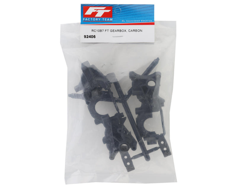 Team Associated 92406 RC10B7/RC10B7D Factory Team Laydown Gearbox (Carbon)