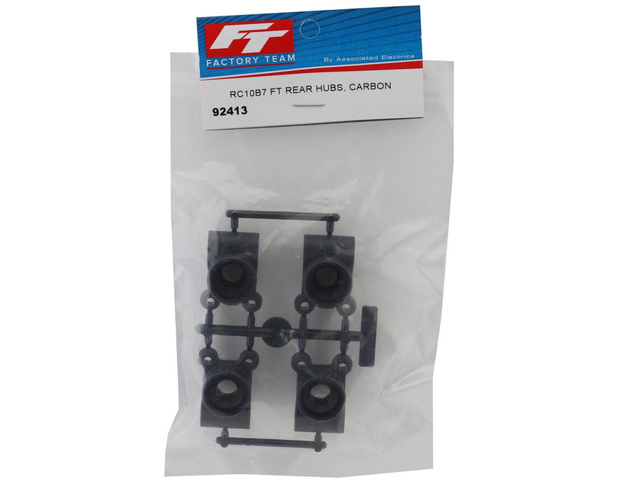 92413 Team Associated RC10B7 Factory Team Carbon Rear Hubs (4)