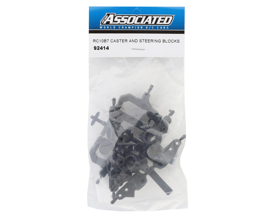 92414 Team Associated RC10B7 B7 Caster and Steering Blocks Set