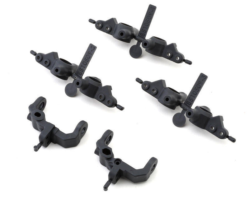 92415 Team Associated RC10B7 B7 Factory Team Caster & Steering Blocks (Carbon)