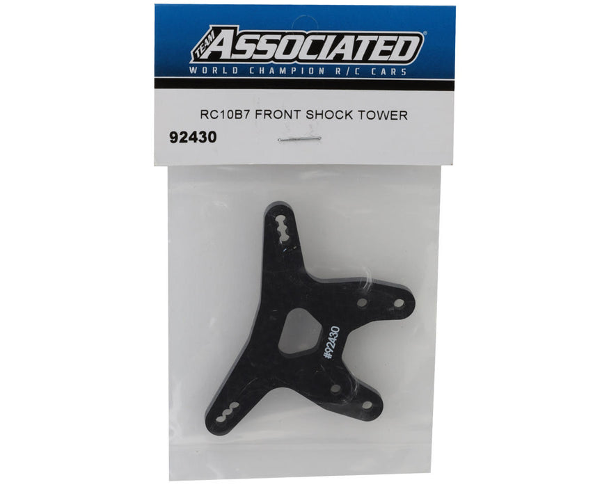 92430 Team Associated RC10B7 B7 Carbon Fiber Front Shock Tower