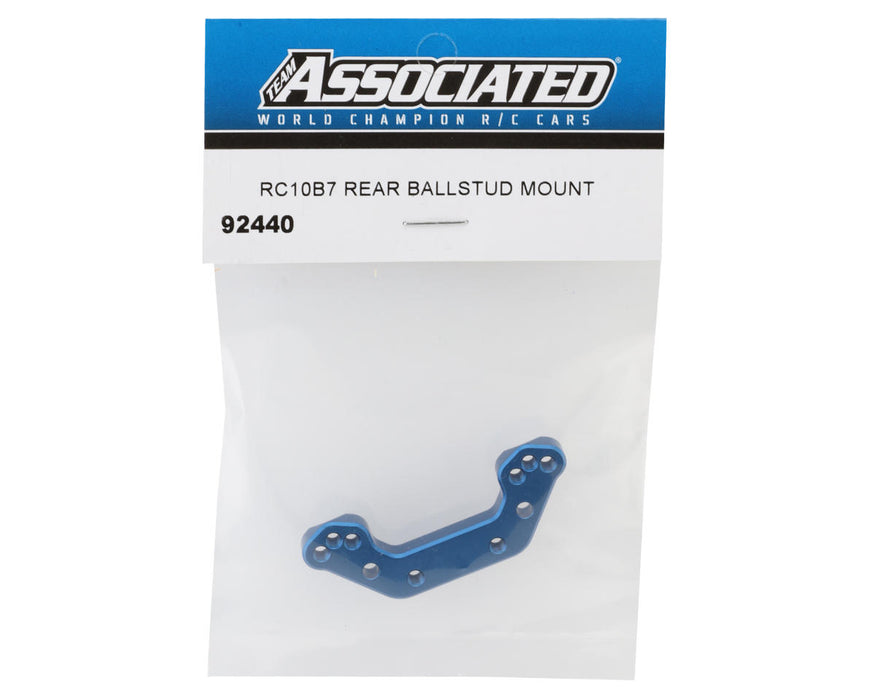 92440 Team Associated RC10B7 B7 Aluminum Rear Ballstud Mount