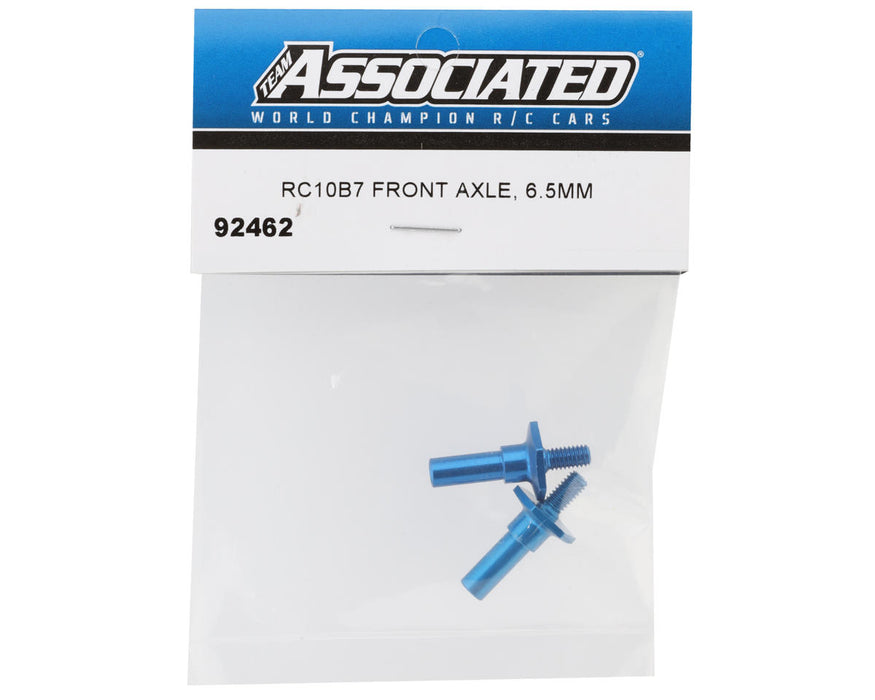 Team Associated 92462 RC10B7 6.5mm Aluminum Front Axles (2)