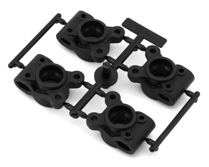 92518 Team Associated RC10B84/RC10B7 Rear Hub Carriers Set (-4mm Offset) (For 66mm CVA Axles)