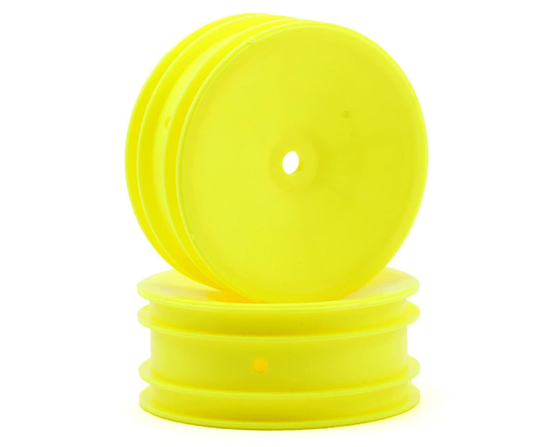 9691 Team Associated 12mm Hex 2.2 Front Buggy Wheels (2) (Yellow)
