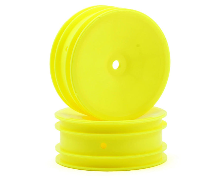 9691 Team Associated 12mm Hex 2.2 Front Buggy Wheels (2) (Yellow)