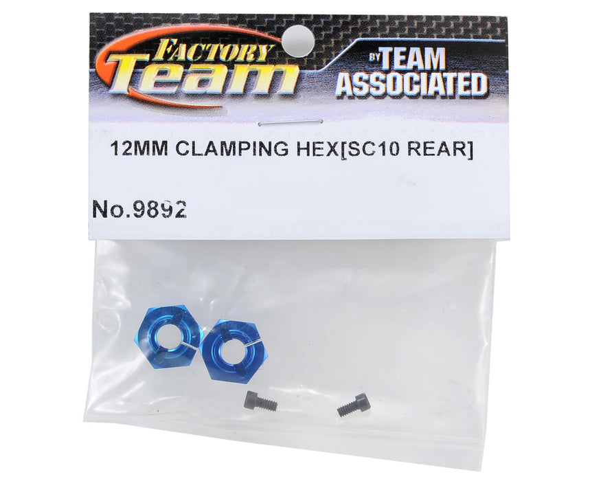 9892 Team Associated Aluminum Clamping Wheel Hex 12mm Rear SC10 (2)