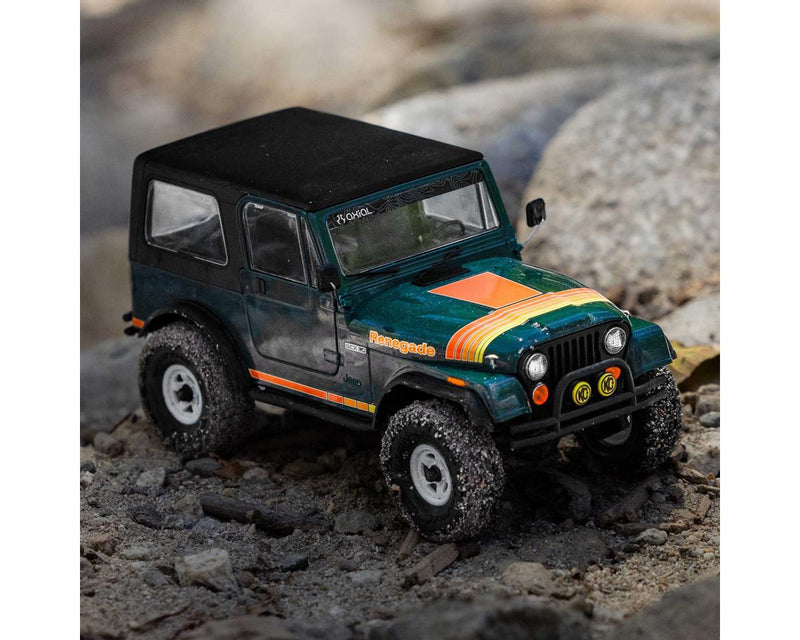 AXI-3273T ****PRE-ORDER**** Axial SCX30 Jeep CJ-7 Renegade 1/30 4WD RTR Scale Mini Crawler w/2.4GHz Radio, Battery & Charger