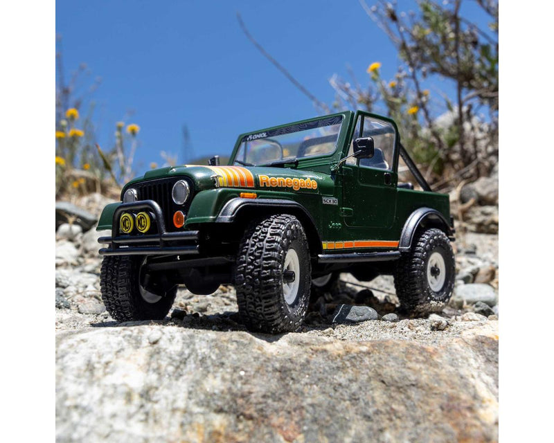 AXI-3273T ****PRE-ORDER**** Axial SCX30 Jeep CJ-7 Renegade 1/30 4WD RTR Scale Mini Crawler w/2.4GHz Radio, Battery & Charger