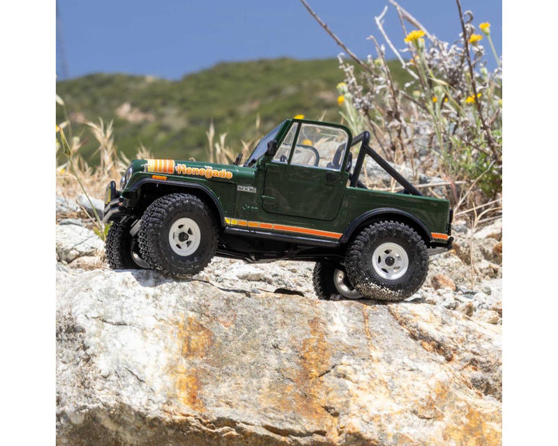 AXI-3273T ****PRE-ORDER**** Axial SCX30 Jeep CJ-7 Renegade 1/30 4WD RTR Scale Mini Crawler w/2.4GHz Radio, Battery & Charger