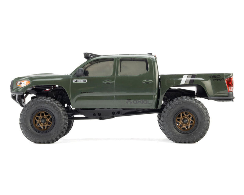 AXI-3289T ***PRE-ORDER*** Axial SCX30 Toyota Tacoma TRD Pro 1/30 4WD RTR Scale Mini Crawler w/2.4GHz Radio, Battery & Charger