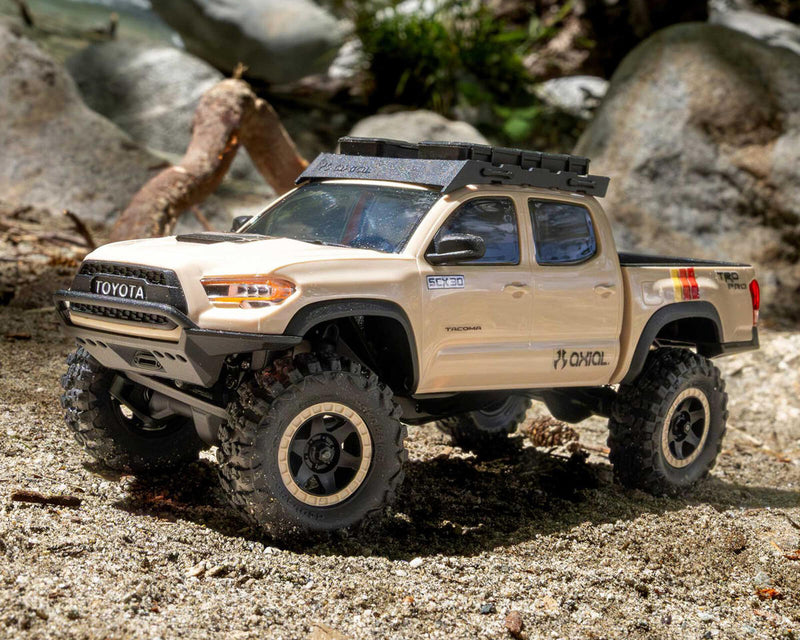 AXI-3289T ***PRE-ORDER*** Axial SCX30 Toyota Tacoma TRD Pro 1/30 4WD RTR Scale Mini Crawler w/2.4GHz Radio, Battery & Charger