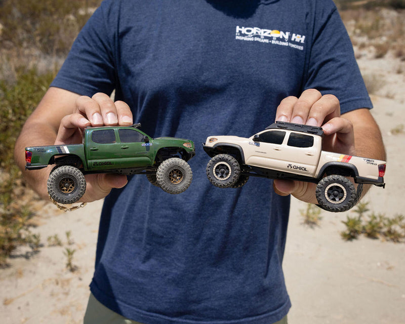 AXI-3289T ***PRE-ORDER*** Axial SCX30 Toyota Tacoma TRD Pro 1/30 4WD RTR Scale Mini Crawler w/2.4GHz Radio, Battery & Charger