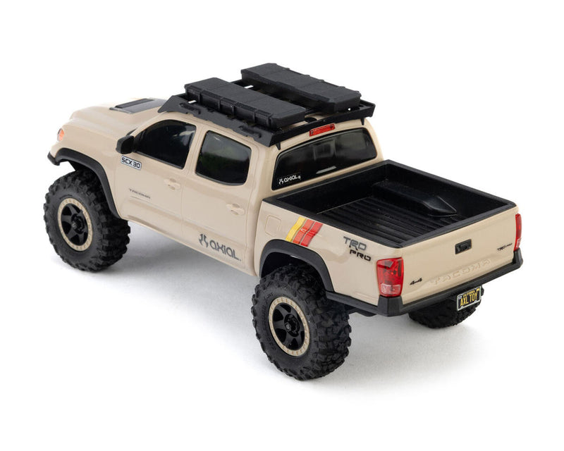 AXI-3289T ***PRE-ORDER*** Axial SCX30 Toyota Tacoma TRD Pro 1/30 4WD RTR Scale Mini Crawler w/2.4GHz Radio, Battery & Charger