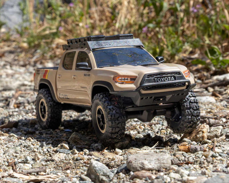 AXI-3289T ***PRE-ORDER*** Axial SCX30 Toyota Tacoma TRD Pro 1/30 4WD RTR Scale Mini Crawler w/2.4GHz Radio, Battery & Charger