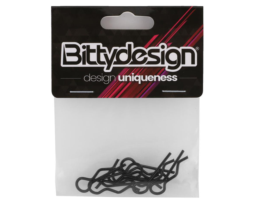 Bittydesign 1/8 Body Clips (Black) BDYBC-88BK