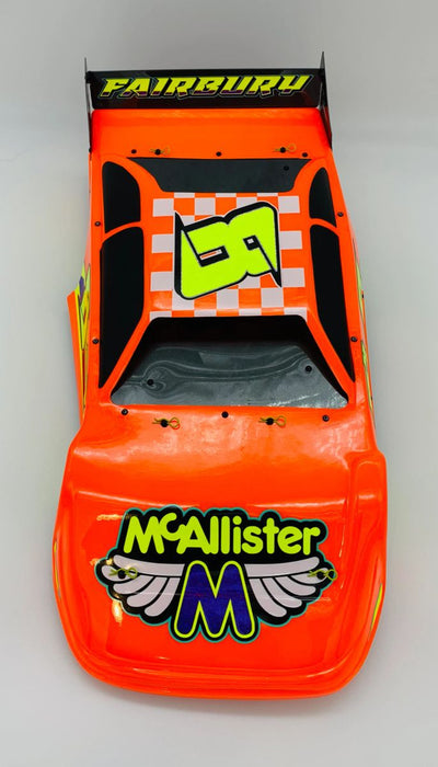 #323-30D McAllister Racing Fairbury Late Model .030 With Decking kit