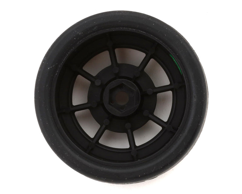 BXRRR2028 BSR Racing 1/12 Race Radial Pre-Mounted Rubber Carpet Tires (4) (28 Shore)
