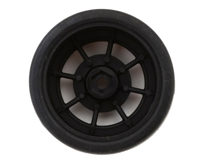 BXRRR2032 BSR Racing 1/12 Race Radial Pre-Mounted Rubber Carpet Tires (4) (32 Shore)