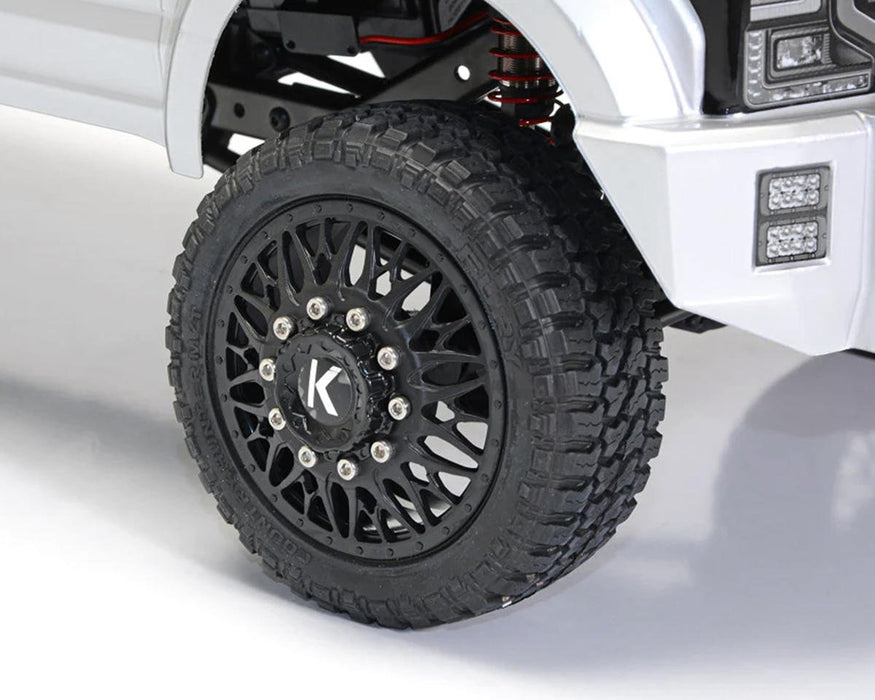 CEG8983 CEN Ford F450 SD KG1 Edition 1/10 RTR Custom Dually Truck (Silver Mercury) w/2.4GHz Radio