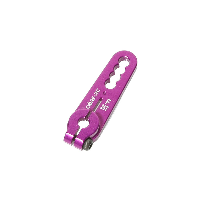 CR110 Alloy Aluminum Servo Horn 25T (Futaba), Purple