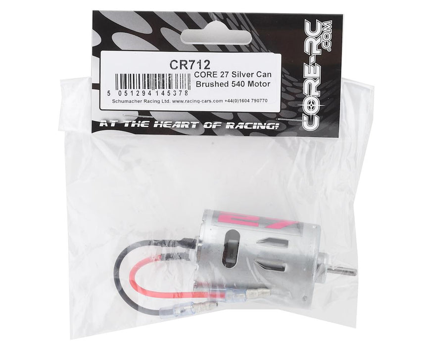CR712 Core RC 27 Silver Can Brushed 540 Motor