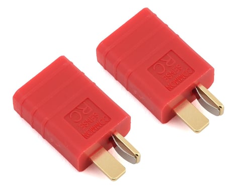 CSDTFDM-2PK Common Sense RC One Piece Adapter Plug (T-Style Male to Traxxas Female) (2)