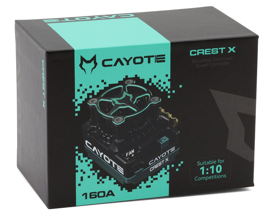 CYEA11001 Cayote Crest X 1/10 160A Sensored Brushless Mod Competition ESC
