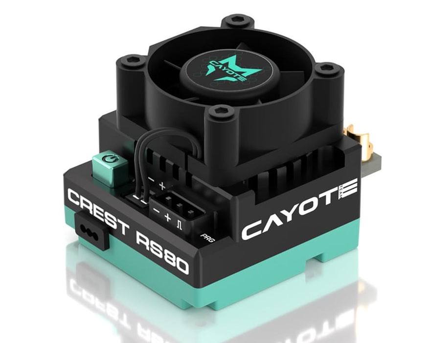 CYEA11003 Cayote Crest RS80 1/10 Stock 80A Sensored Brushless Competition ESC