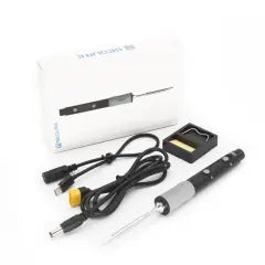 Sequre SQ-D60A MINI Soldering Iron|12-24V LED Display Portable Intelligent Constant Temperature Electric Soldering Iron 60w USB XT60