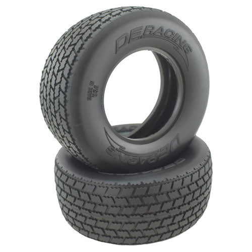 DE RACING DER-G6T-SR4 G6T 2.2/3.0 Oval Tires D40 Soft (no inserts)