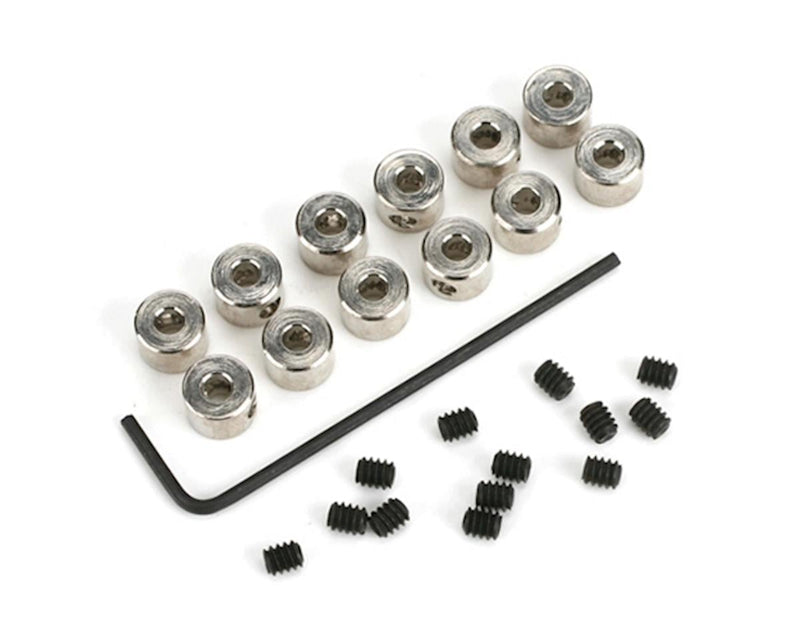 596 DU-BRO 3/32" Bulk Dura-Collars (12)