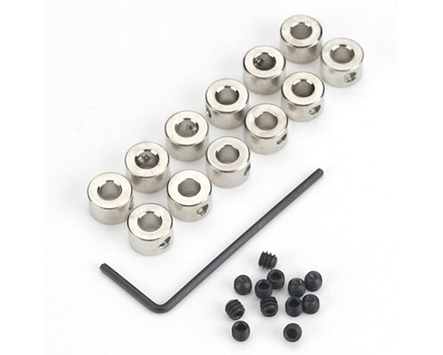 598 DU-BRO 5/32" Plated Brass Dura-Collars (12/pkg)