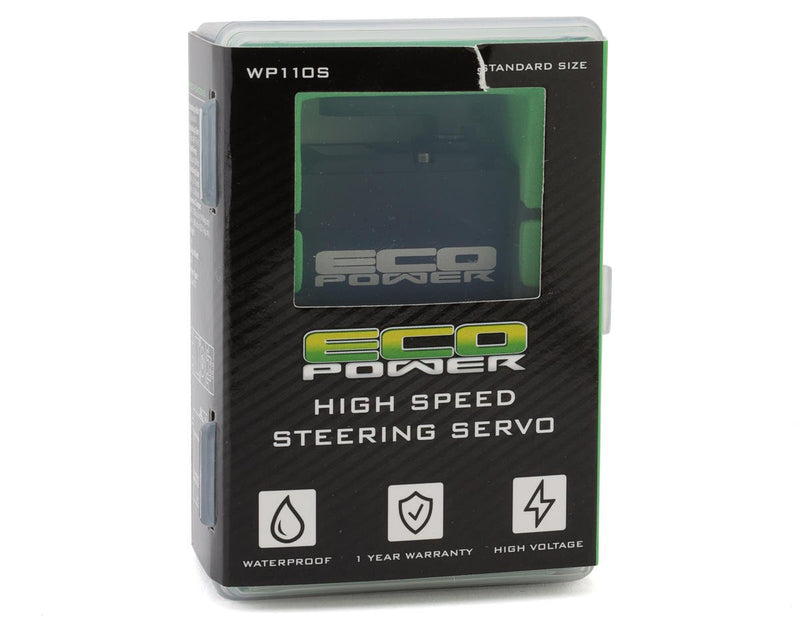 WP110S EcoPower WP110S Waterproof High Speed Metal Gear Servo for 1/10 2wd Traxxas™, ARRMA™, Losi™ & other vehicles