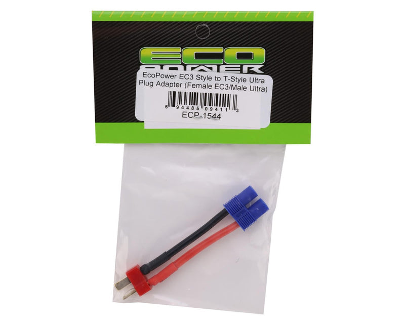 ECP-1544 EcoPower EC3 Style to T-Style Ultra Plug Adapter (Female EC3/Male Ultra)