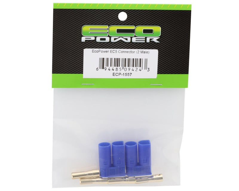ECP-1557 EcoPower EC5 Style Connectors (2 Male)