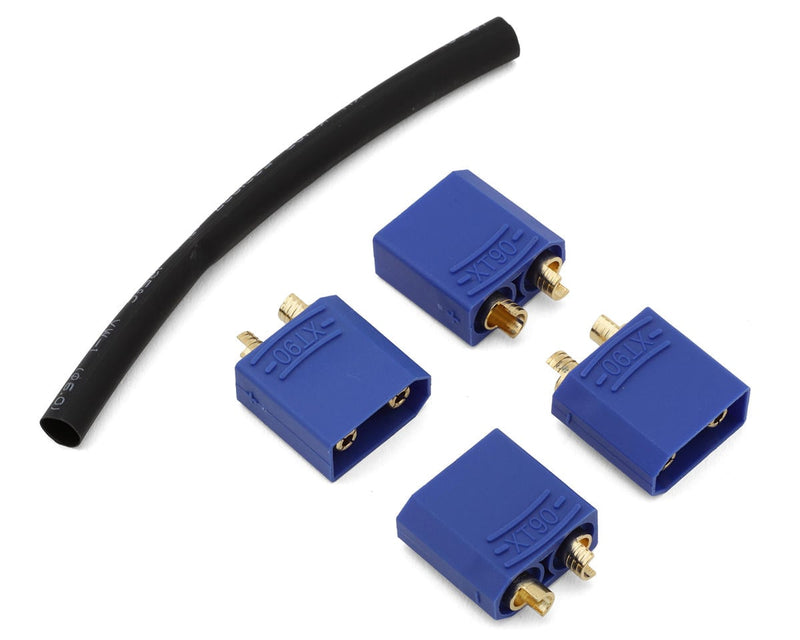ECP-1584 EcoPower 4.5mm "TruCurrent" XT90 Polarized Device Connectors (4 Male)