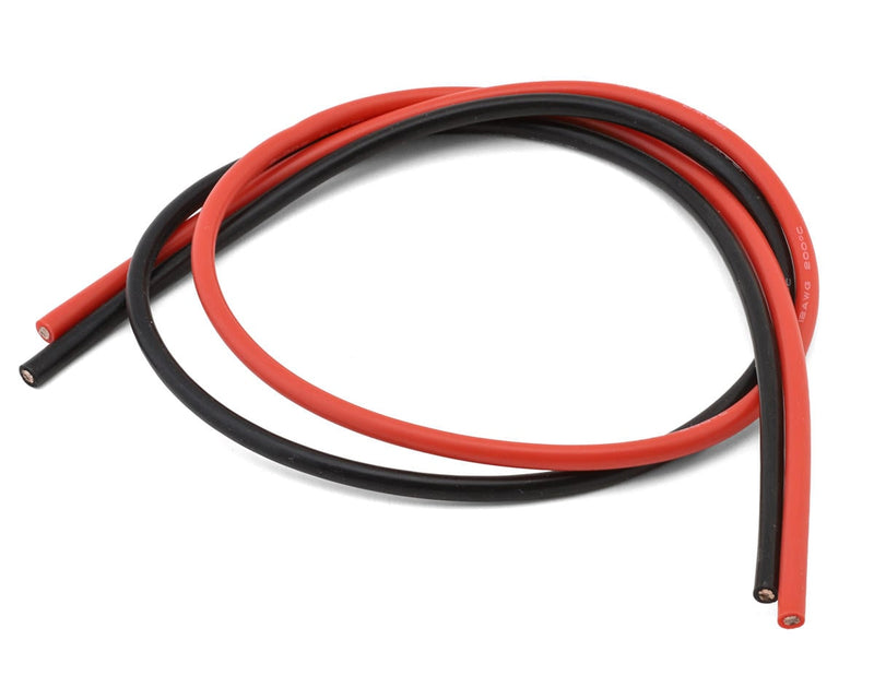 ECP-1615 EcoPower Silicone Hookup Wires (Red & Black) (2) (12AWG)
