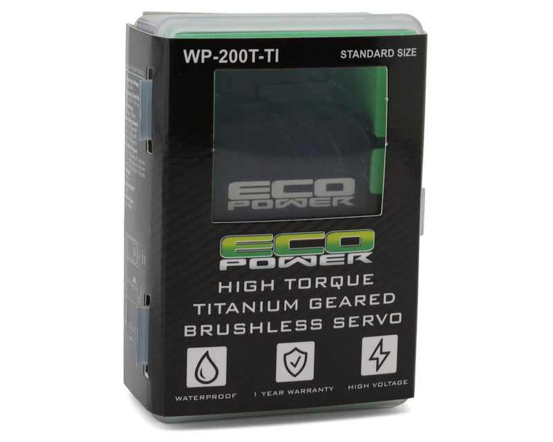 ECP-200T-TI EcoPower WP200T-TI Waterproof High Torque Titanium Gear Brushless Servo