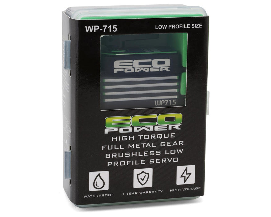 WP-715 EcoPower  Low Profile High Torque Brushless Rock Crawling/Bashing Servo (HV) (Waterproof) (Metal Case)