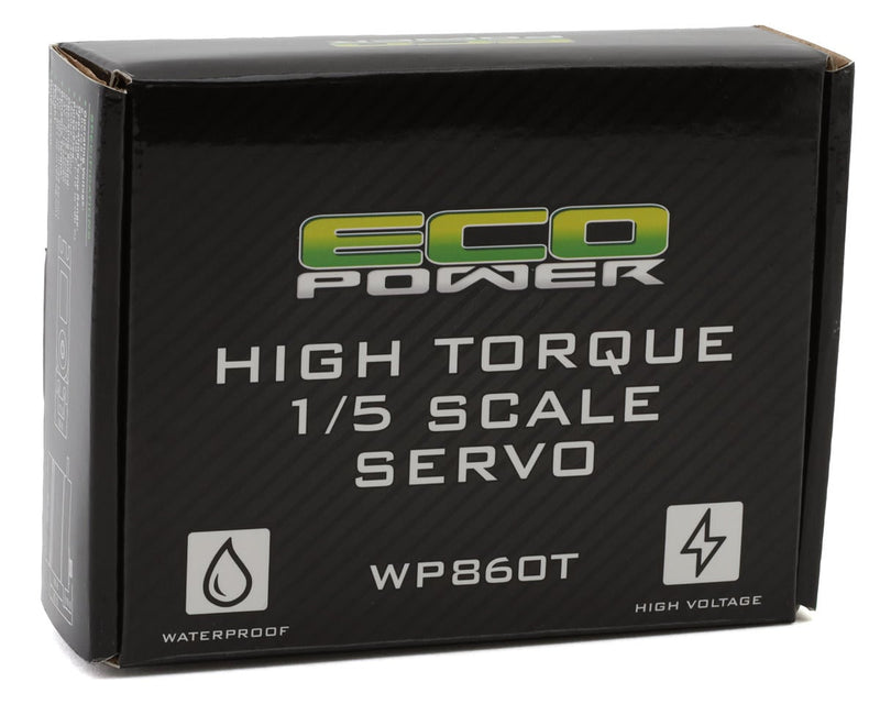WP860T EcoPower WP860T 1/5 Scale Waterproof Metal Gear Servo for Large Scale ARRMA™, Axial™, HPI™, Losi™ & others