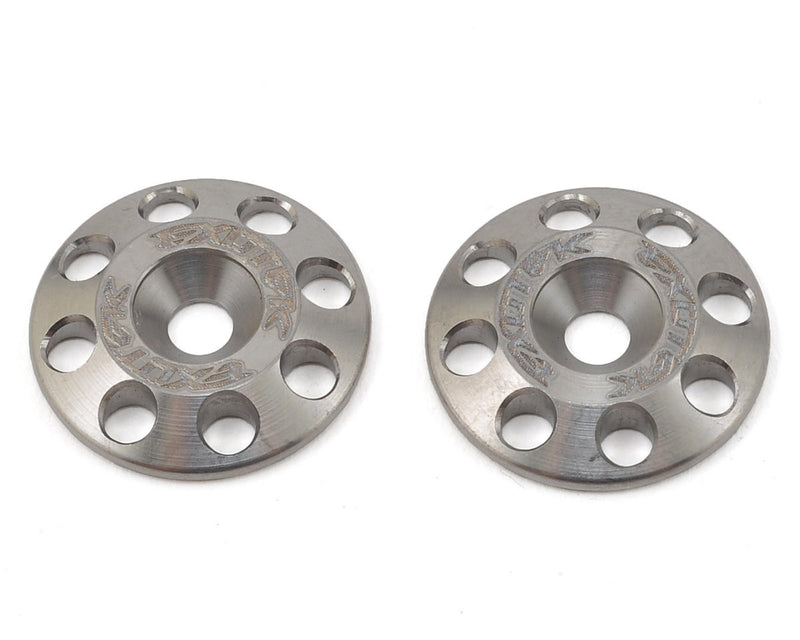 1667 Exotek 1/10 16mm Flite Titanium Wing Button (2)