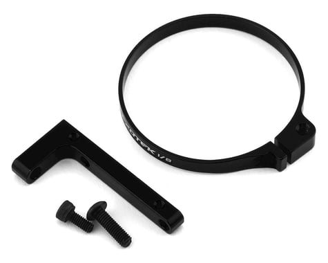 1914BLK Exotek 1/8 V2 E-Buggy Clamp On Fan Mount (Black)