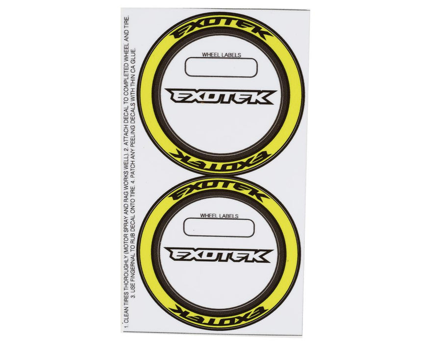 2118 - Exotek F1 Front Rubber Tires (2) (Soft)