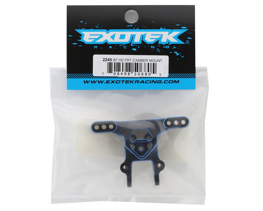 Exotek 2245 Team Associated RC10B7/B7D HD Aluminum Front Ballstud Mount