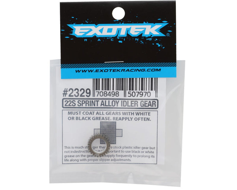 EXO2329 Exotek Losi® 22S Sprint Aluminum Lightweight Idler Gear (27T)