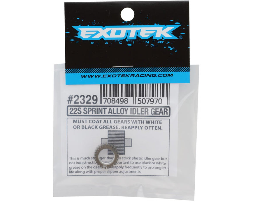 EXO2329 Exotek Losi® 22S Sprint Aluminum Lightweight Idler Gear (27T)